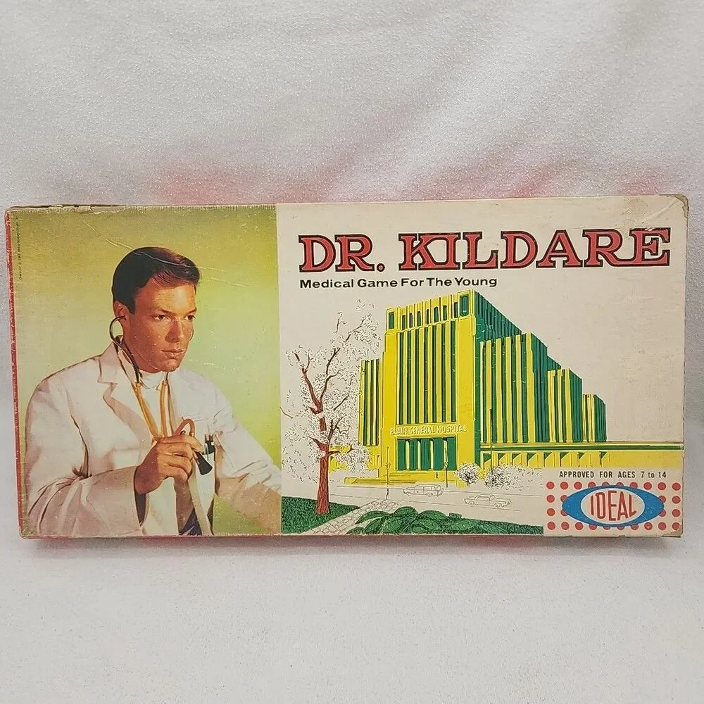 Game DR. KILDARE Board Made In The USA IDEAL Original 1962 VTG General Hospital